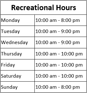 Adult Use Hours